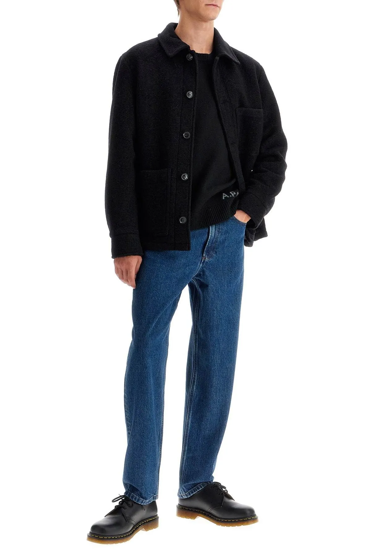 A.P.C. 'Compact Wool Edward Pullover Sweater