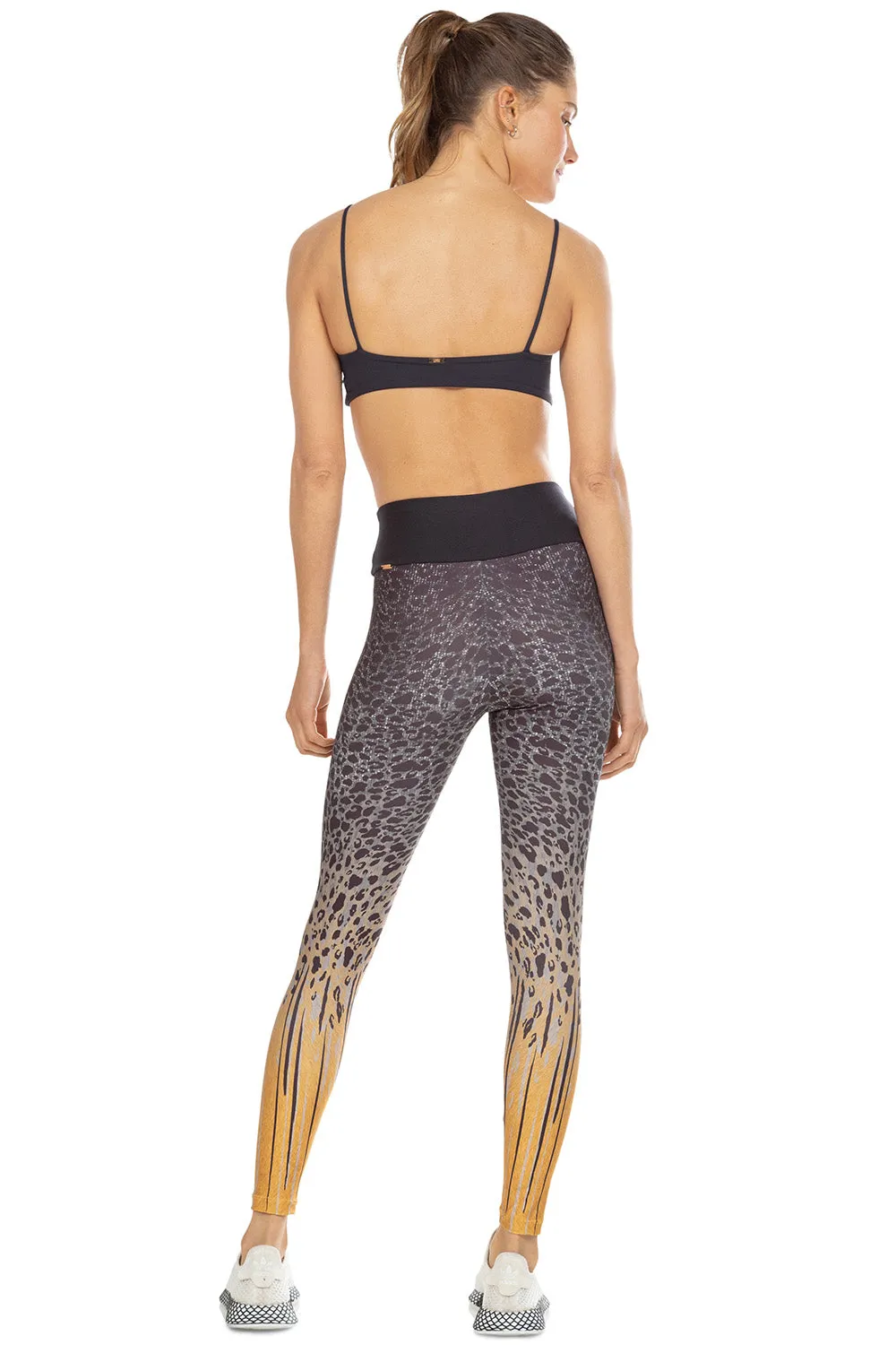 Beach Jaguar Leggings | Activewear | Exclusive Animal Print