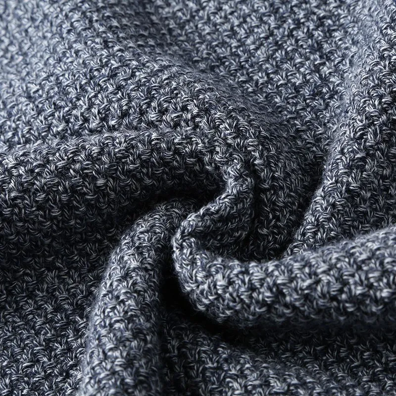 Cashmere Cotton O-Neck Knitted Sweaters
