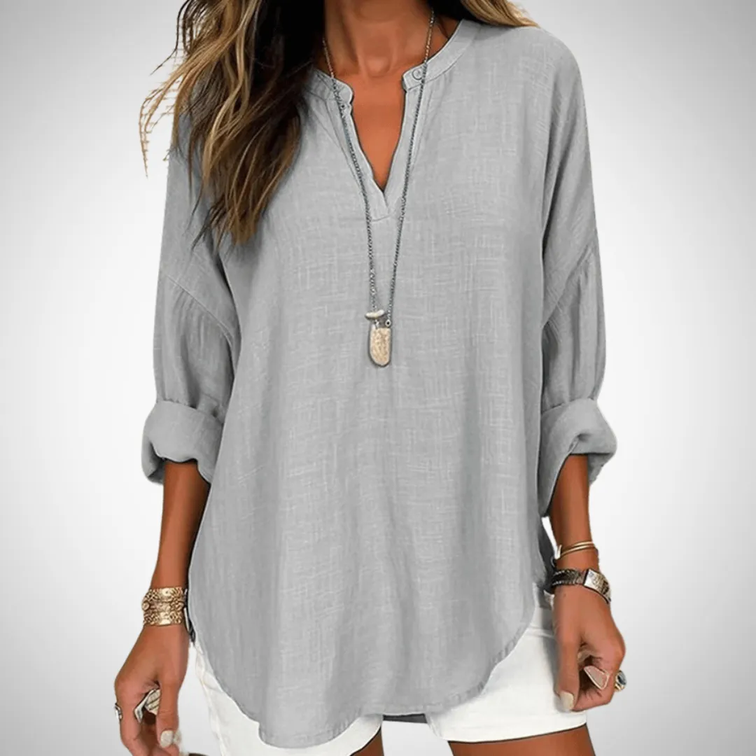 Daisy Loose Cotton Beach Shirt