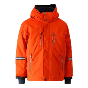 Davie Ski Jacket Kid Orange