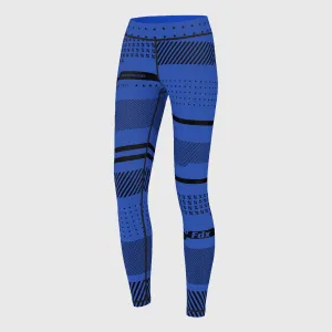 Fdx Pro Blue Women's Base Layer Thermal Compression Leggings