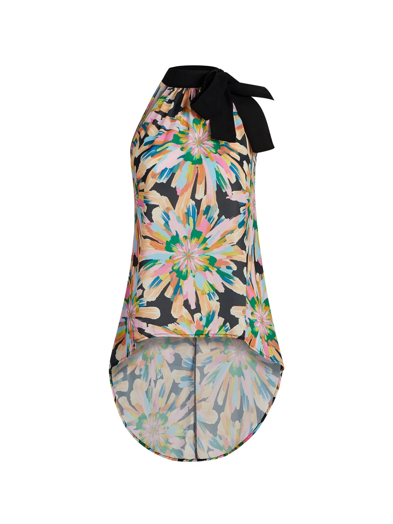 Floral Hi-Lo Halter Top - Sweet Pea