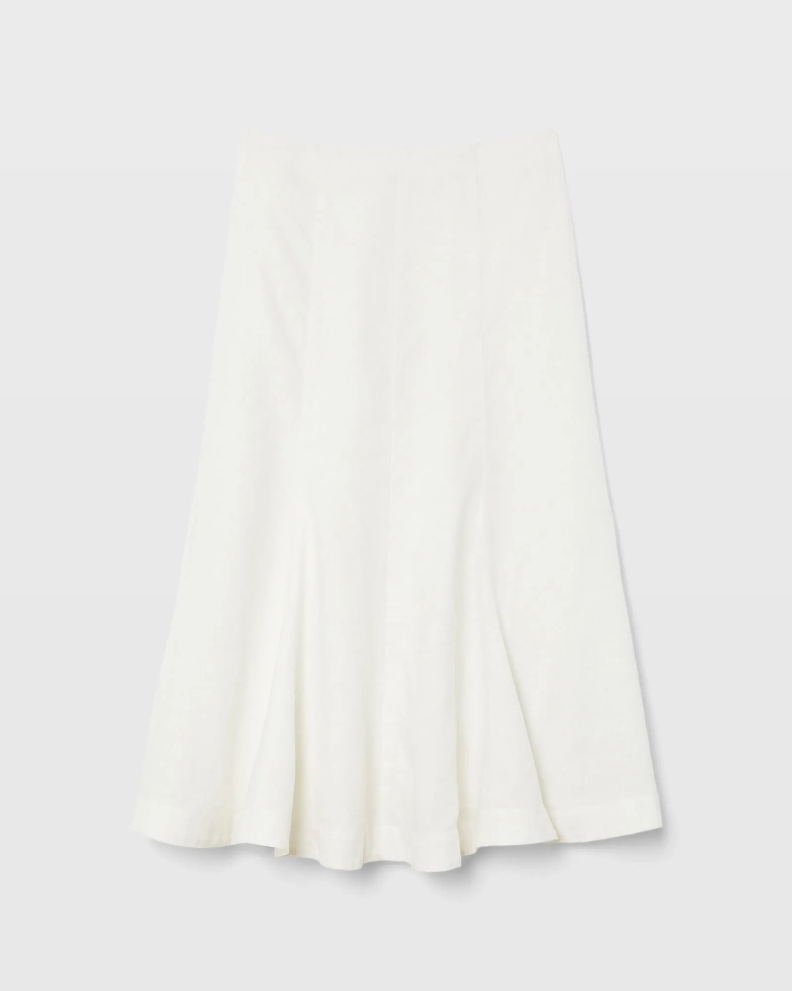 Fluted Linen Skirt