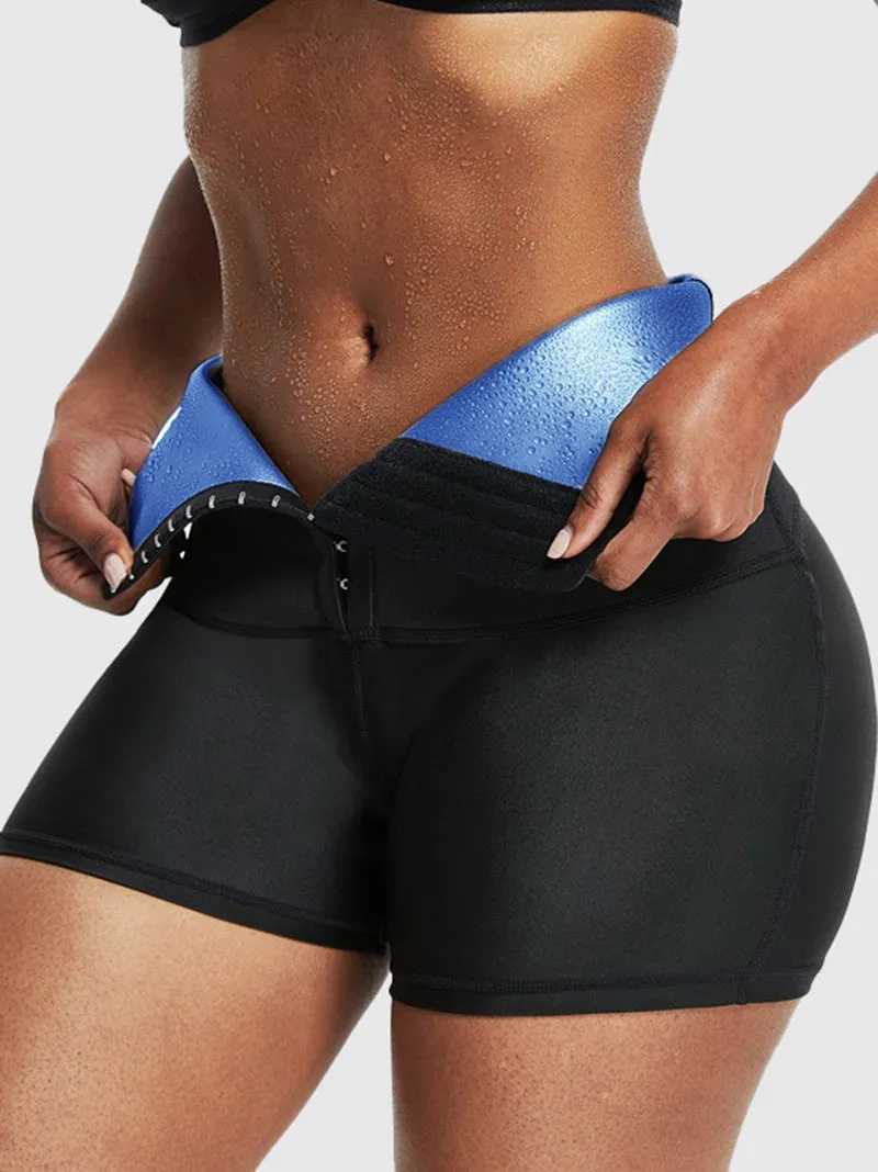 High Waist Sweat Sauna Compressing Leggings