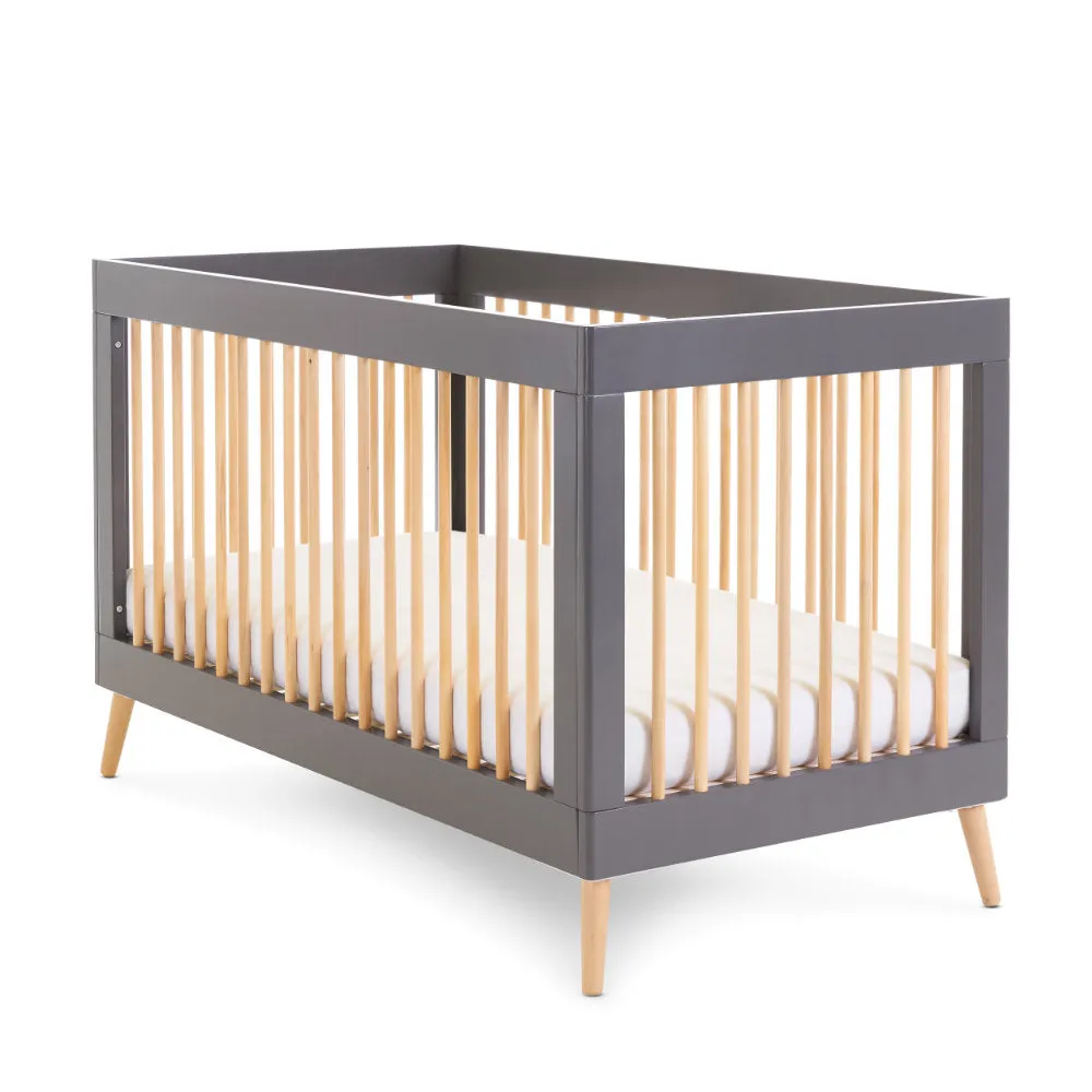 Maya 2 Piece Nursery Furniture Set - Slate & Natural