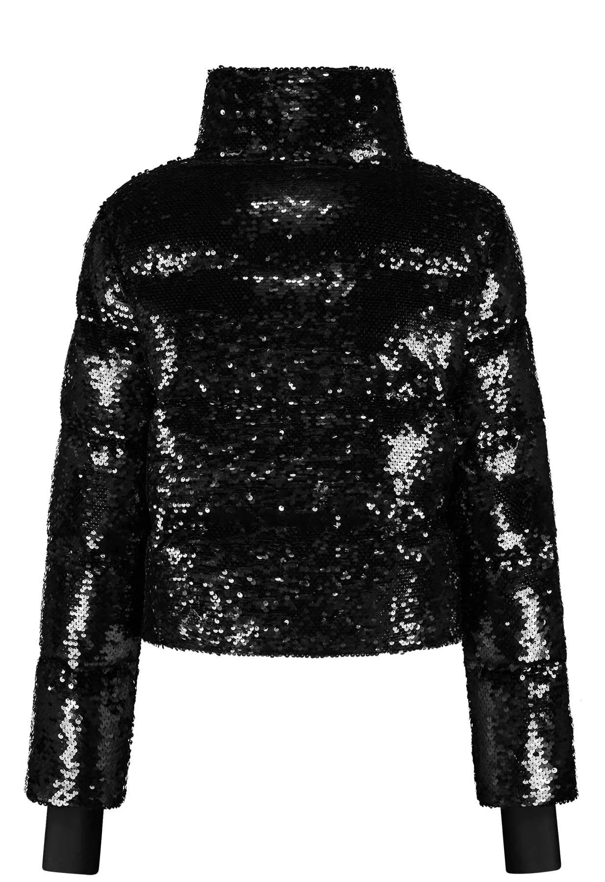 Nikkie Gstaad Black Sequin Ski Jacket