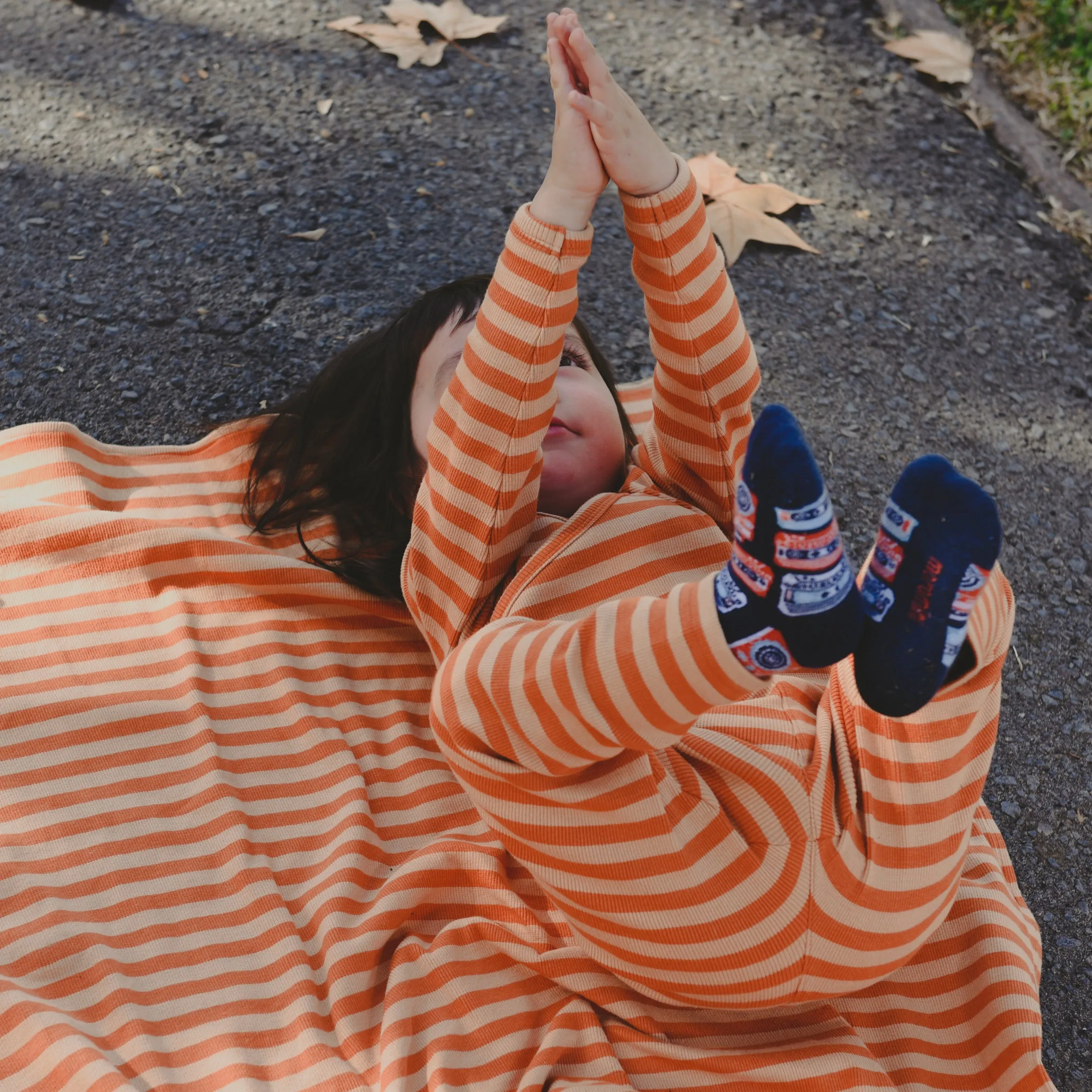 Pants- yellow & brown stripes