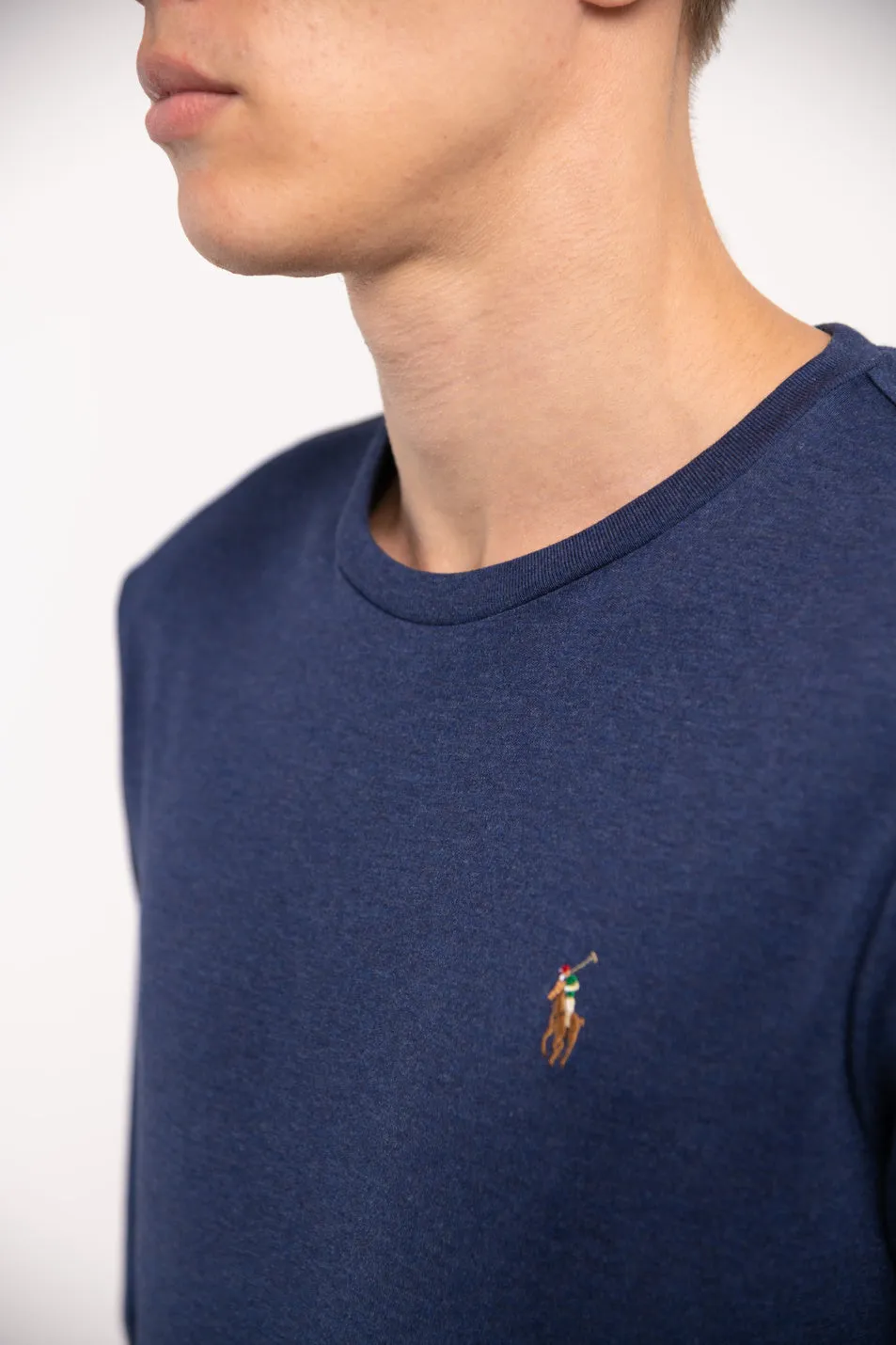 Ralph Lauren Custom Slim Fit Soft Cotton T-Shirt | Spring Navy