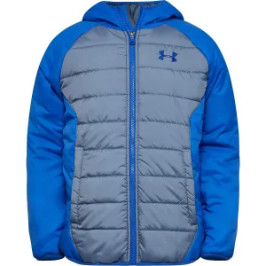 Under Armour Boys' Big Pronto Puffer Jacket, ash Gray F, YSM