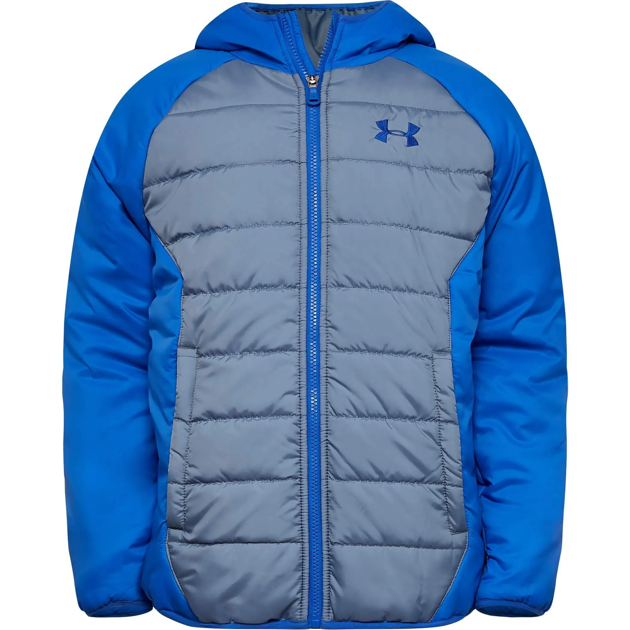 Under Armour Boys' Big Pronto Puffer Jacket, ash Gray F, YSM