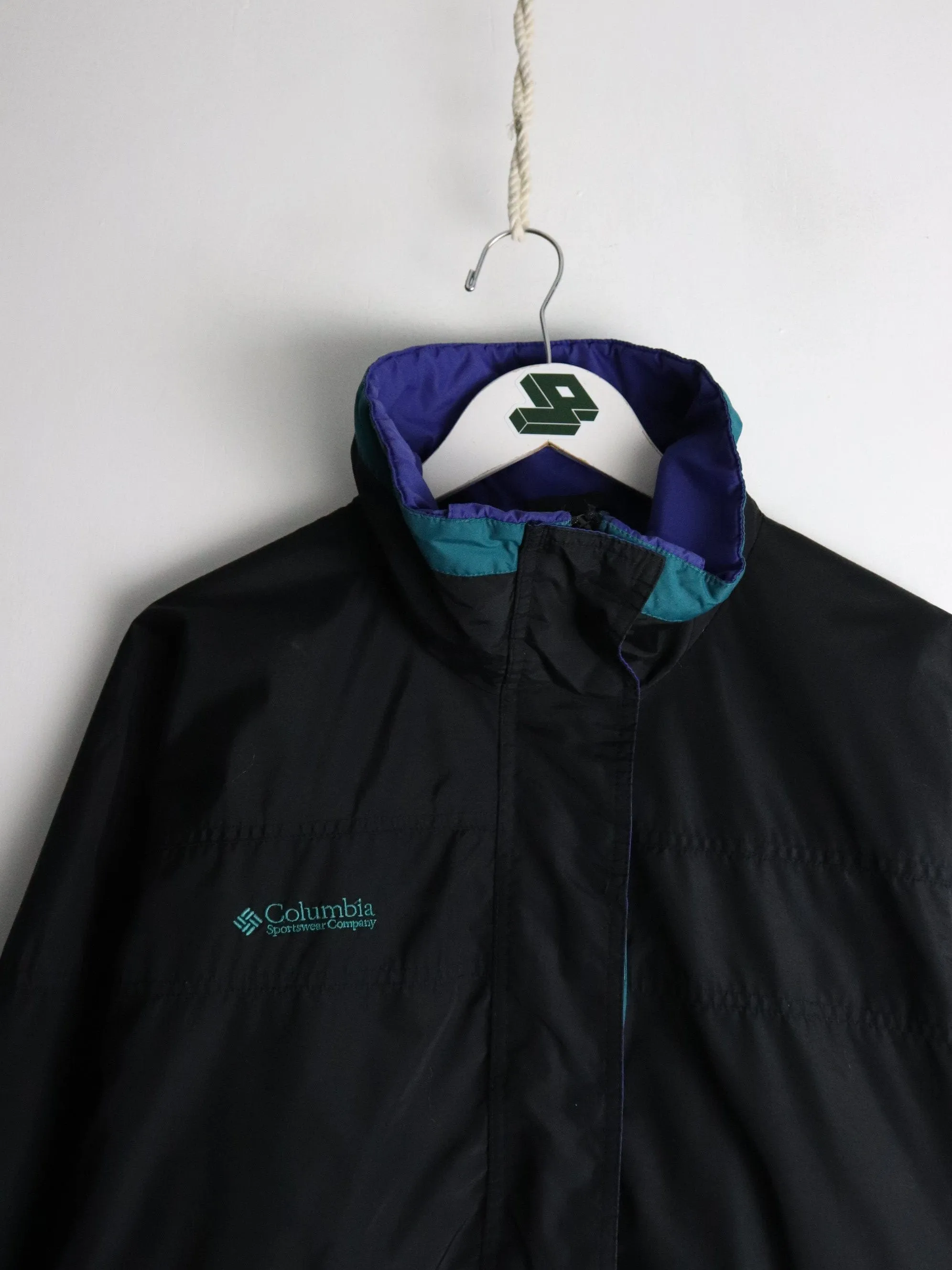 Vintage Columbia Jacket Womens Medium Black Bugaboo Ski