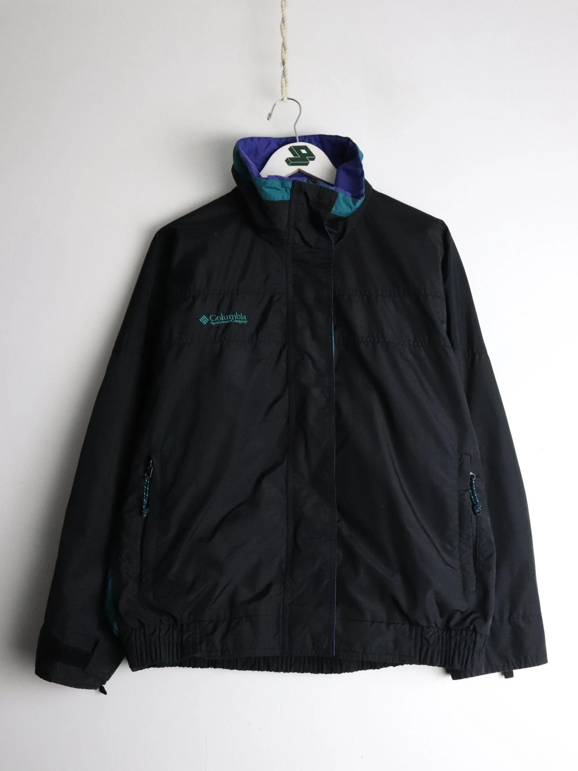 Vintage Columbia Jacket Womens Medium Black Bugaboo Ski